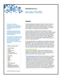 SiriusDecisions Vendor Profile